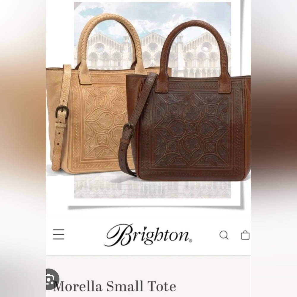 Brighton Ferrara Scala Morella Small Tote & Wallet Cognac - Picture 8 of 9